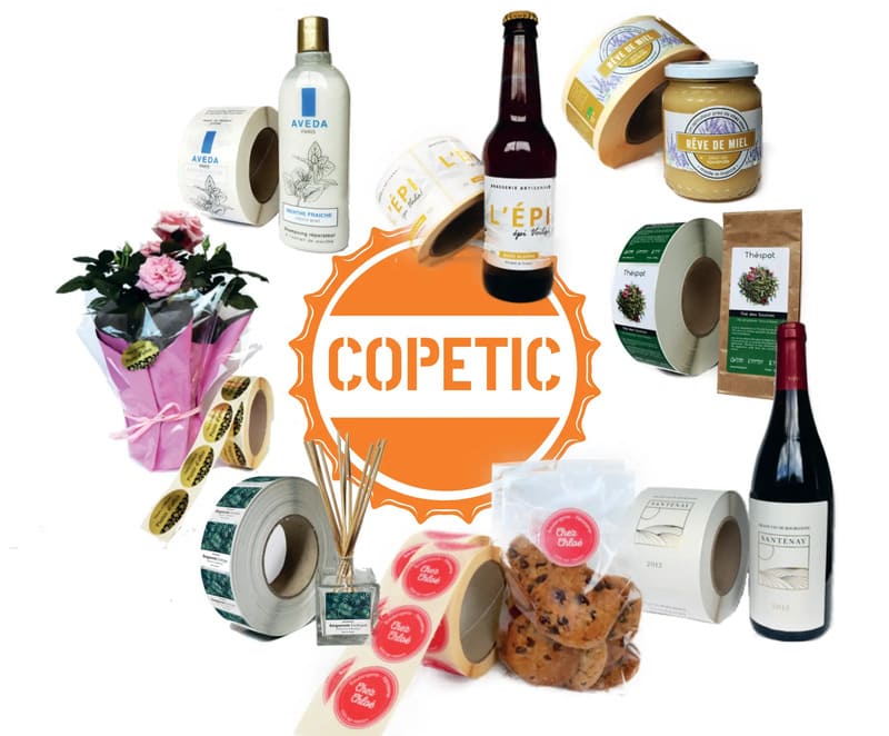 Etiquettes en rouleaux professionnelles et personnalisables avec Copetic